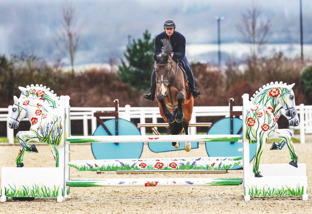 Olympia 2024 Reiten Richard Vogel mit Kometenaufstieg er trainierte