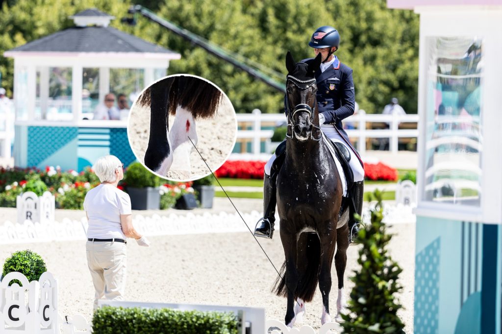 Blood! Bitter Olympic exit for German-born shooting star in dressage –